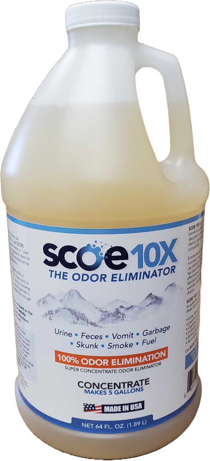 Bottle of 10X concentrate pet odor eliminator, 64 oz