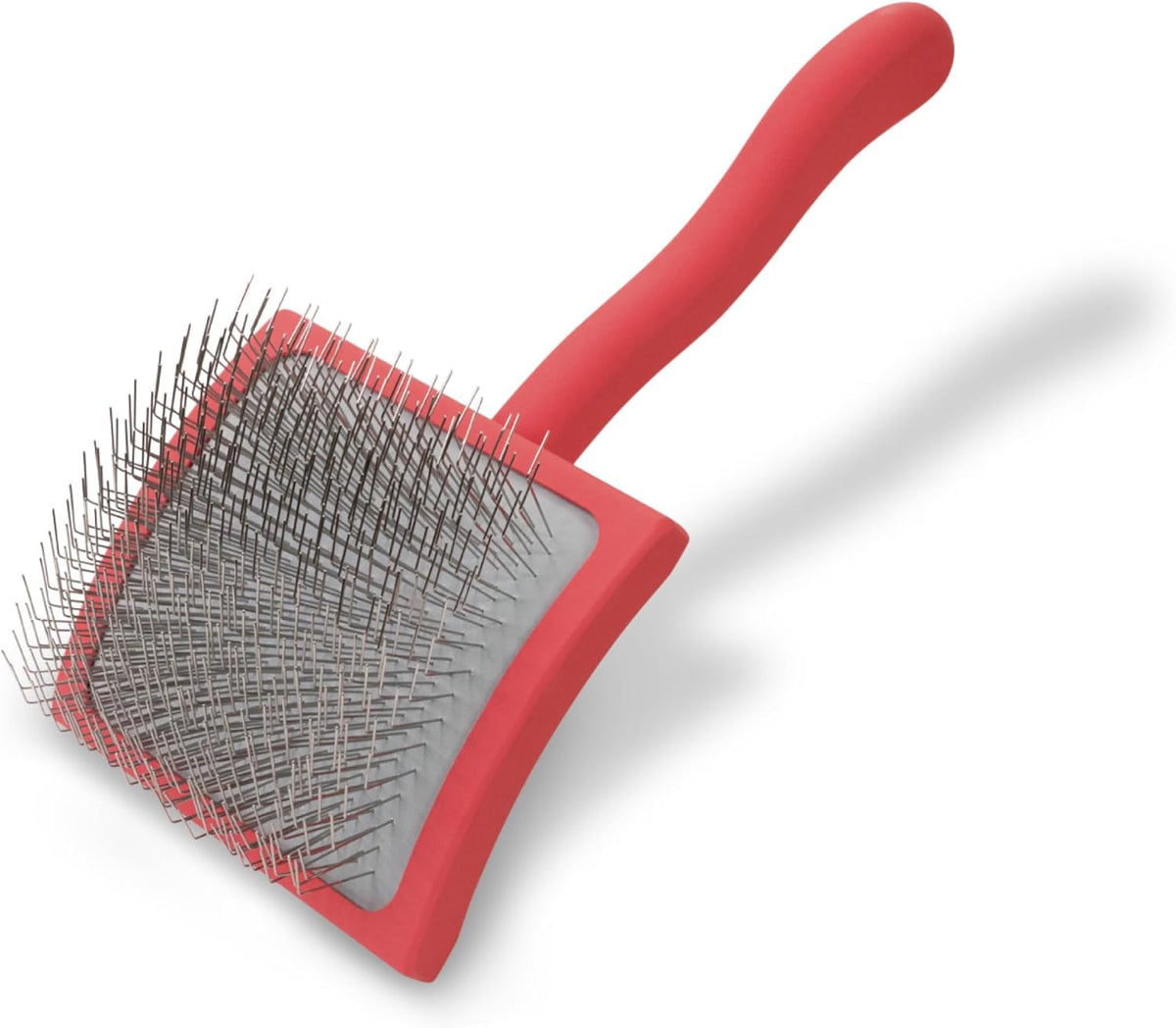 Coral large slicker dog brush with extra-long angled pins – view 8