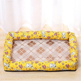 Oxford Cloth Cat Nest Mat House with Plush Scratcher, Small, Style A