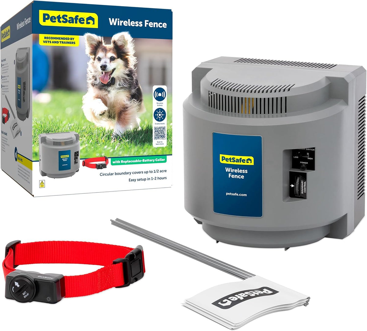 Waterproof wireless fence receiver collar for dogs – view 3