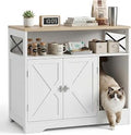 Cat Litter Box Enclosure, Hidden Litter Box Cabinet Furniture