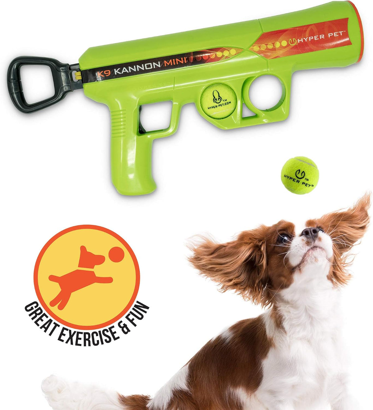 Automatic dog ball launcher with five 2.5 inch balls – view 3