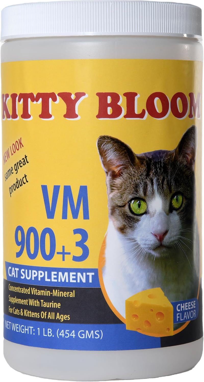 4 lb container of cheese-flavored vitamin-mineral supplement for cats – view 3