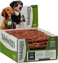 Brown vegetarian sausage-shaped dental chews for large dogs