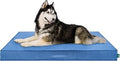 Furhaven Cooling Dog Bed, XXL Foam Mattress with Waterproof Liner and Removable Washable Cover, Blue, Jumbo Plus