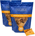Bulk pack of chicken flavor beef collagen chip dog chews – view 5
