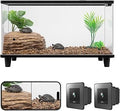 2K HD Aquarium and Terrarium WiFi Pet Camera, 140 Degree Wide-Angle, Night Vision, Two-Way Audio, 2 Pack