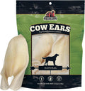Pile of whole beef cow ear dog treats – view 4
