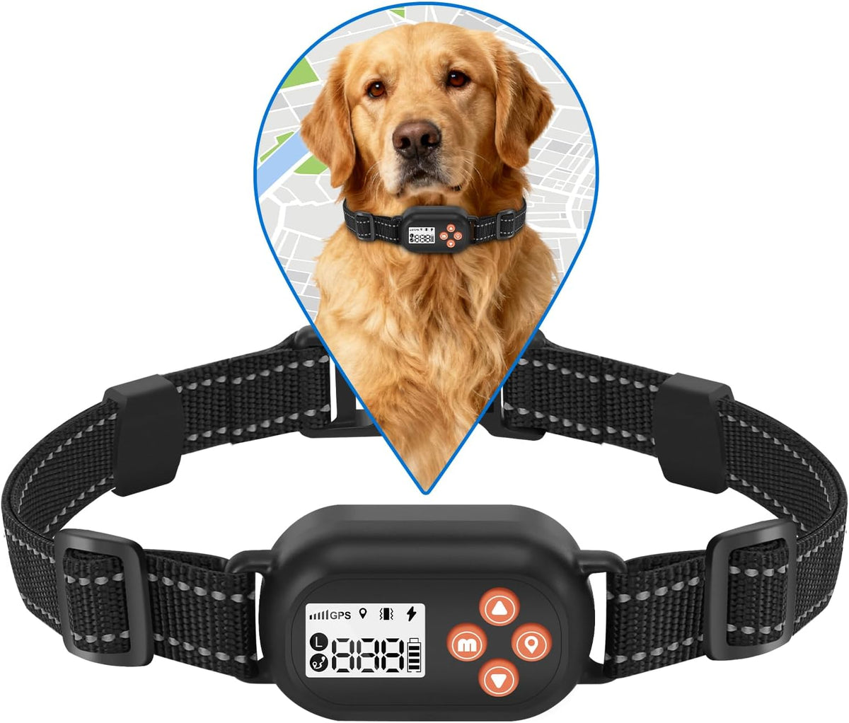 IP67 waterproof GPS dog fence collar for dogs over 18 lbs