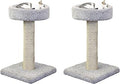 New Cat Condos Cat Scratching Post with Sleeping Perch, 2-Pack