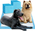 Extra large 54 x 37 in quilted disposable dog pee pad on a floor