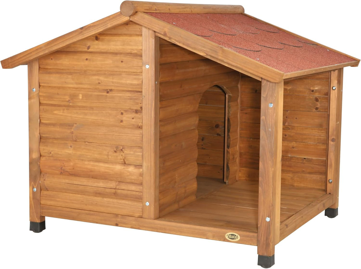 Outdoor dog house shelter, 39.5 x 35.5 x 32.5 inches