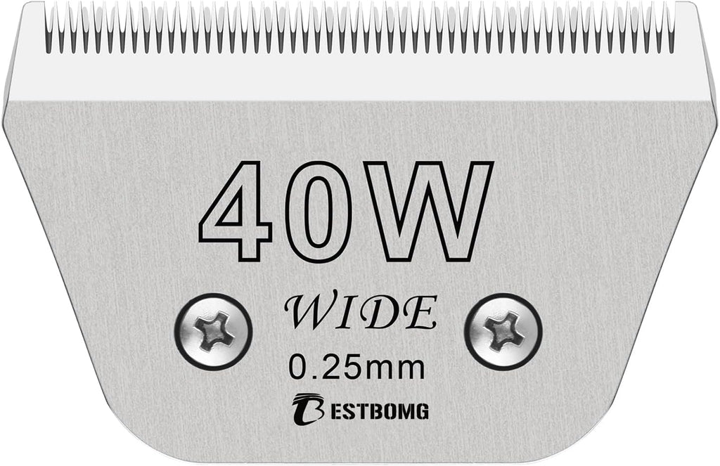 Set of eight ceramic dog clipper blades labeled by size – view 11