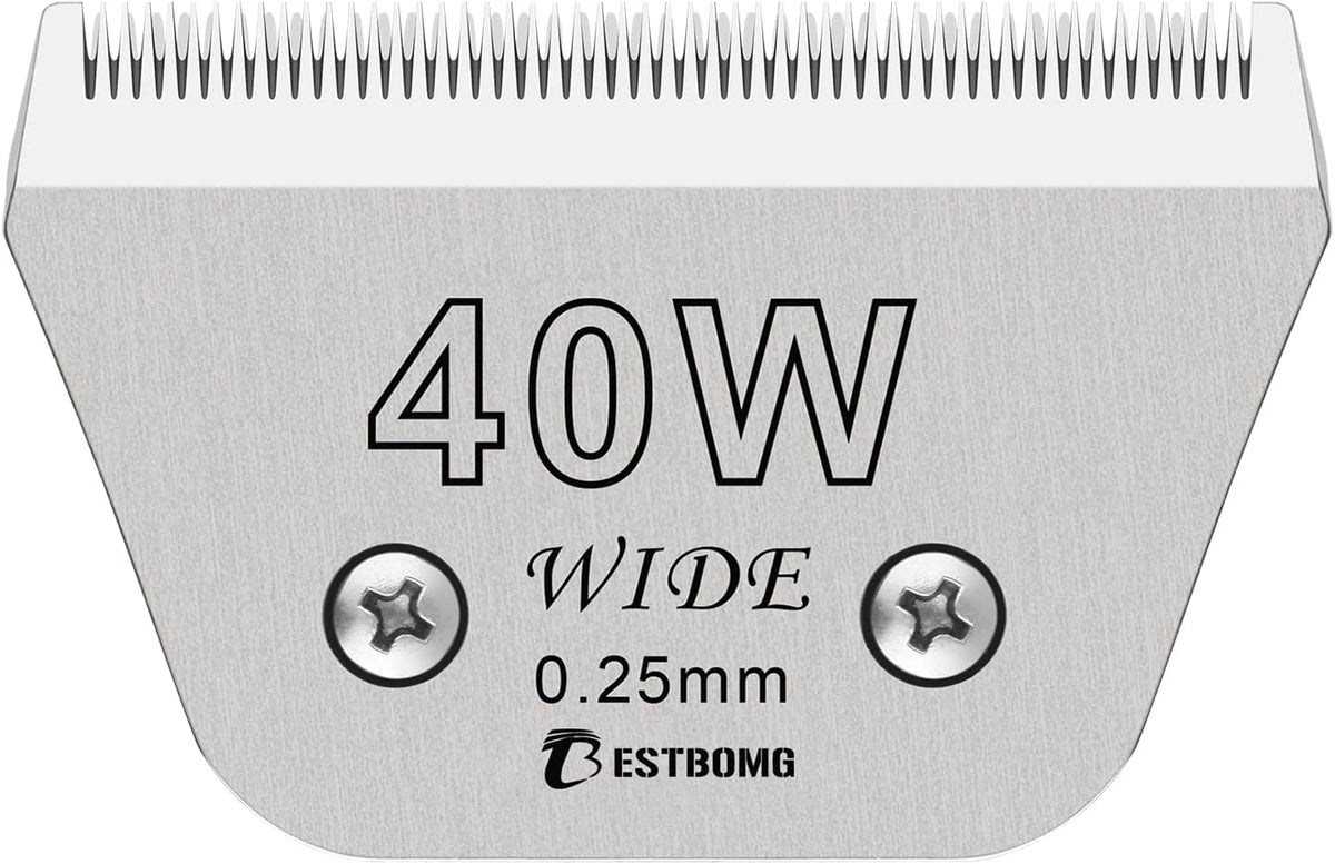 Set of eight ceramic dog clipper blades labeled by size – view 11