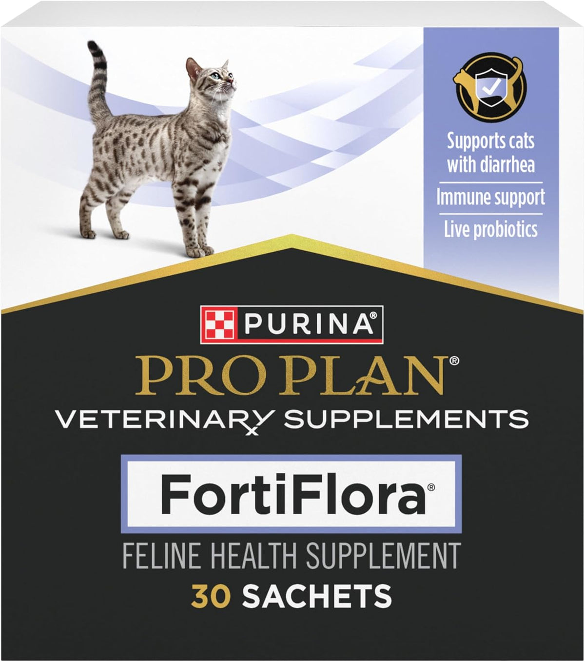 Box of probiotic supplement for cats