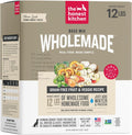 Two boxes of dehydrated fruit and veggie base mix dog food with a prepared bowl – view 4