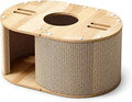 Corrugated Cardboard Cat House with Tunnel