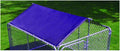 Vinyl cover kennel roof kit on a 6 by 8 dog kennel