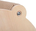 Wooden Cat Tree with Capsule Bed and Scratching Post, Pine, High Stability