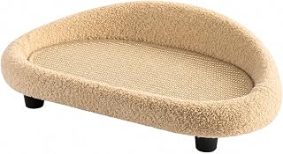 Cat Sofa with Sisal Scratching Mat Lounge, Beige