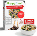 Variety pack of chicken-free human-grade wet dog food in beef, lamb and turkey – view 4