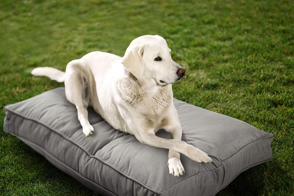 Cherry red double-sided dog bed mat for indoor and outdoor use – view 4