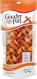 Triple flavor braided rawhide chews for adult dogs – view 2