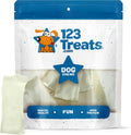 Pile of natural rawhide chip dog chews, 11 lb bag – view 2