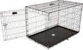 48 inch single door wire dog crate