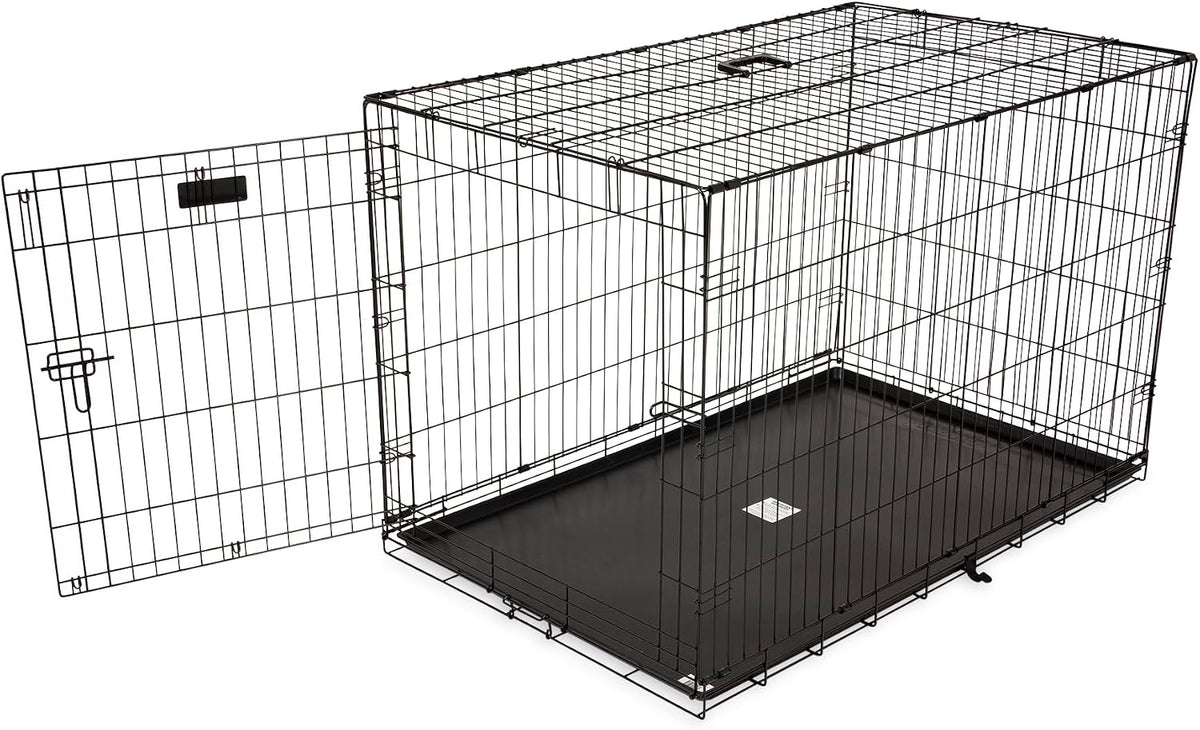 48 inch single door wire dog crate