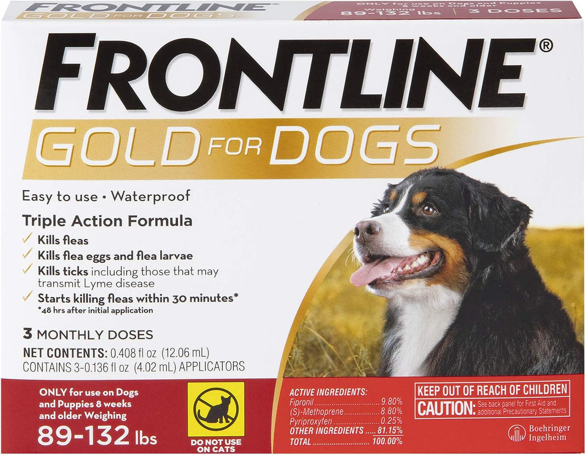 Pack of topical flea and tick applicators for extra large dogs – view 2