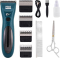Cordless dog grooming clippers with five interchangeable blades – view 2