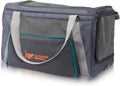 Creme soft cat carrier with head opening and mesh panels – view 2