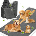 Stack of extra jumbo charcoal dog pee pads, 54 x 37 inch training mats