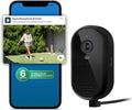 Three white wireless 2K security cameras with rechargeable battery – view 14