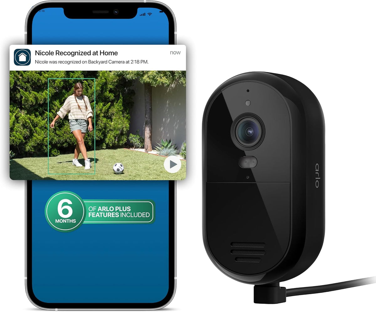 Three white wireless 2K security cameras with rechargeable battery – view 14