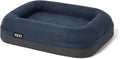 Olive small portable dog bed with polyester twill cover and waterproof base – view 4