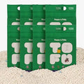 Happy & Polly Tofu Cat Litter, Natural Tofu and Tapioca Blend, Unscented, Fast Clumping, Low Dust, 44 lb