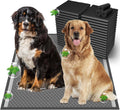 Extra large black activated charcoal dog pee pad, 37 x 54 in