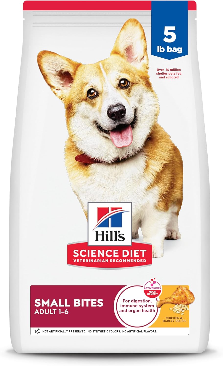 45 lb bag of small bites chicken and barley adult dry dog food – view 2