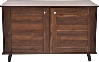 Sam's Pets Becky Litter Box Enclosure in Dark Brown, Cat Tree and End Table with Soft Cushion for 2-3 Cats