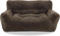 Neutral grey 43.4 inch dog sofa bed with raised sides – view 2