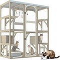 Large Walk-In Catio Outdoor Cat Enclosure for 3-4 Cats