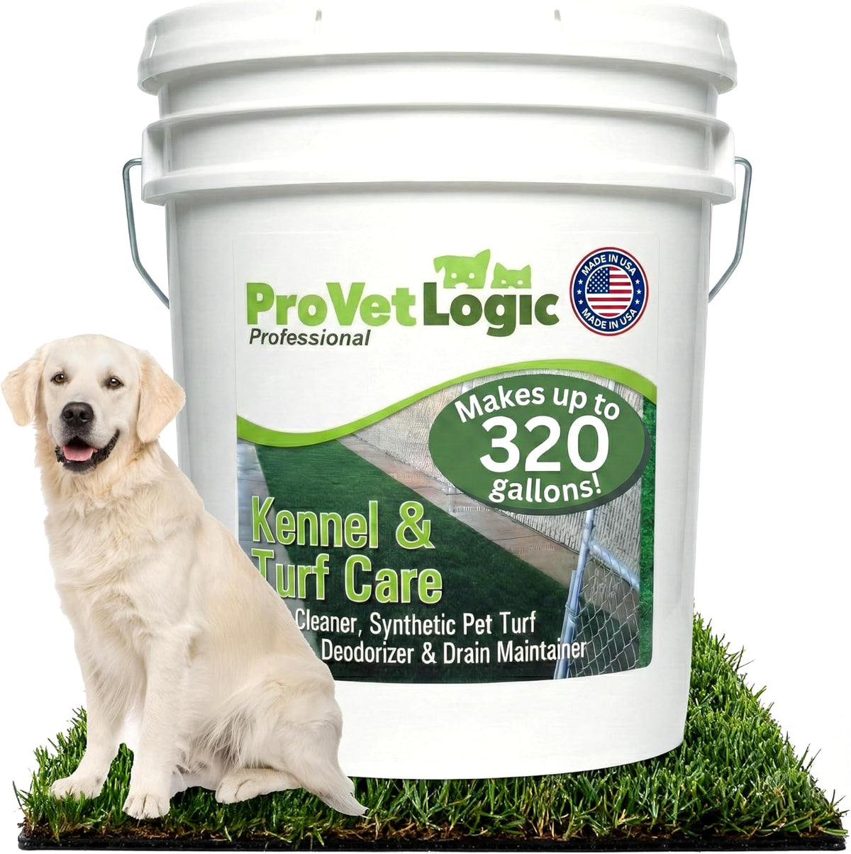 5 gallon pour pail of concentrated kennel floor and synthetic turf cleaner