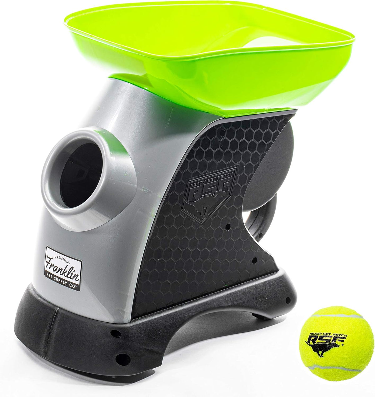 Automatic tennis ball launcher dog toy