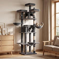 Cat Tree with Toys, 80.3 Inch Indoor Cat Tower