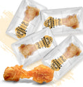 Pile of small turkey tendon lollipop dog chews – view 2