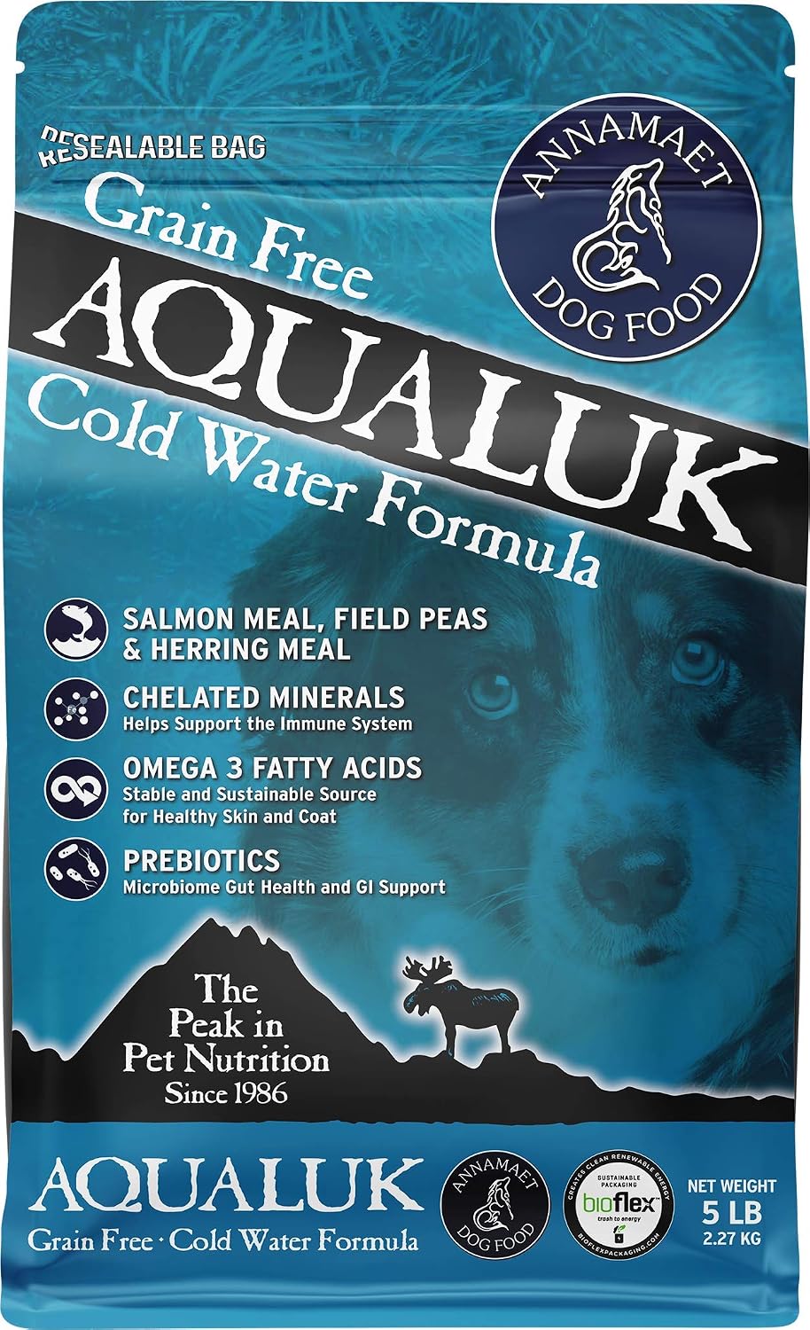 25 lb bag of grain-free salmon and herring dry dog food – view 2