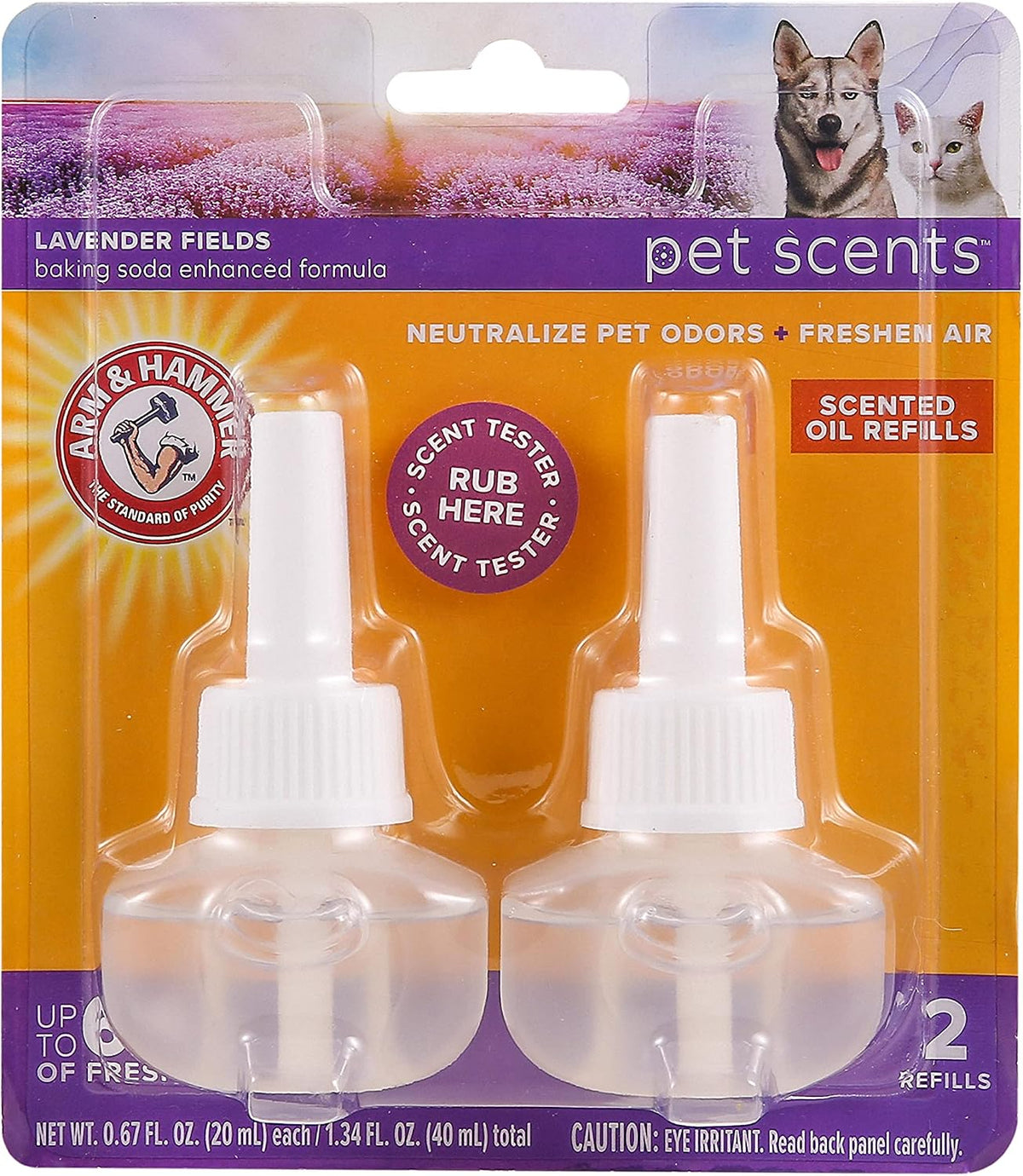Lavender plug-in scented oil refills for pet odor in homes with dogs and cats – view 3