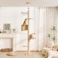 Floor-to-Ceiling Cat Tree, Adjustable 7.9-9.9 ft Tension Cat Tower